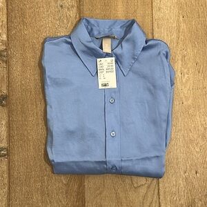 H&M Women’s Blue Dress Shirt